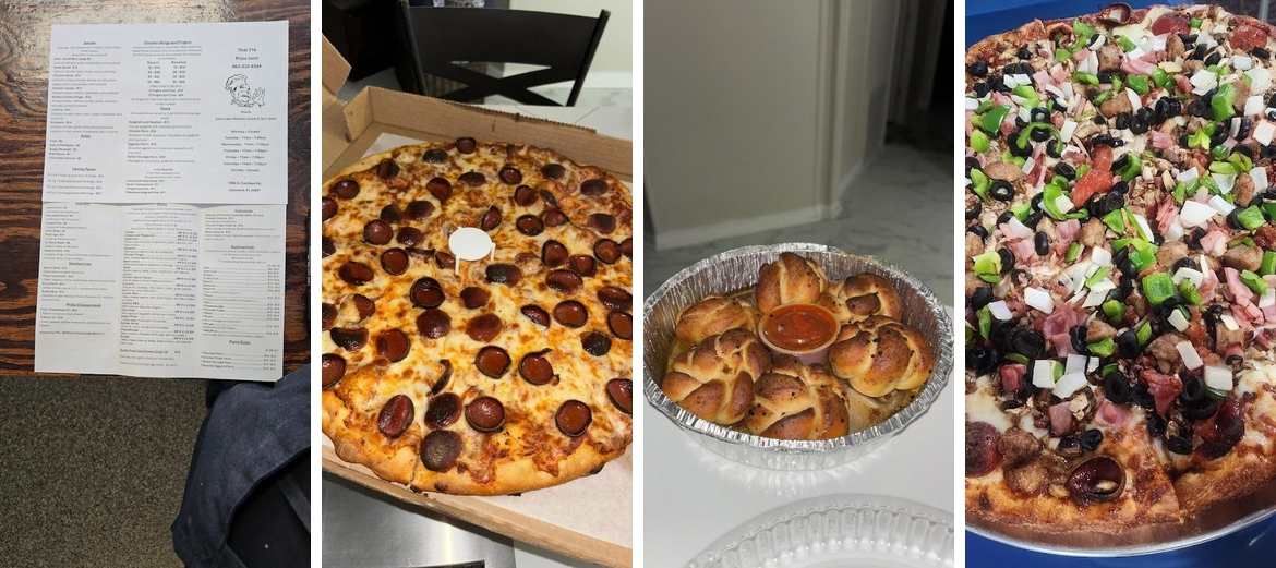 716 Pizza Joint Menu